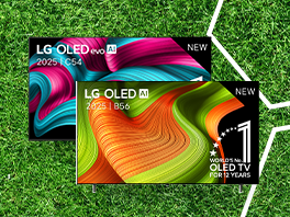 Voetbal in haarscherp beeld met LG!