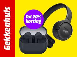 Tot 20% korting op hoofdtelefoons & speakers