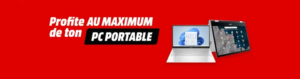 Tirez le meilleur parti de votre ordinateur portable au MediaMarkt