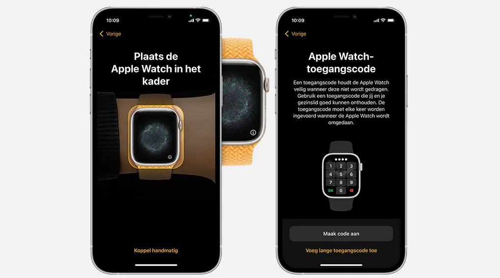 Stap 2: Installeer en beveilig je Apple Watch