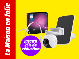 Jusqu'à 25% de réduction sur le smarthome 
