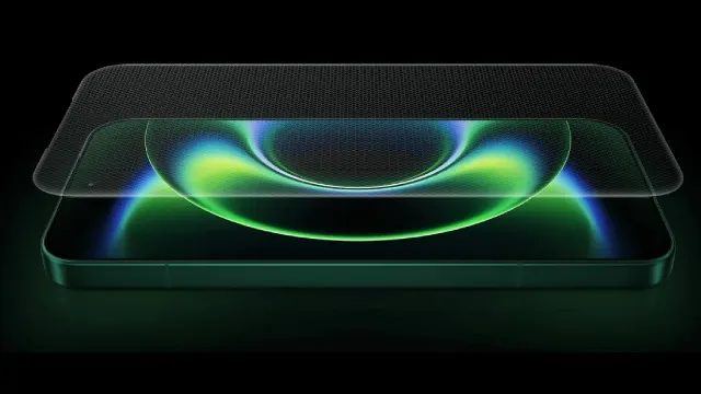 Móvil con pantalla flotando