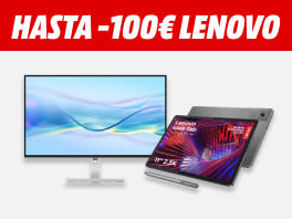 Hasta -100€ en tablets y monitores Lenovo