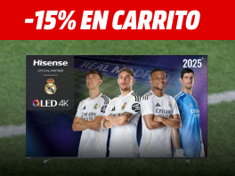 En una selección de TVs Hisense hasta el 16/05 a las 9h