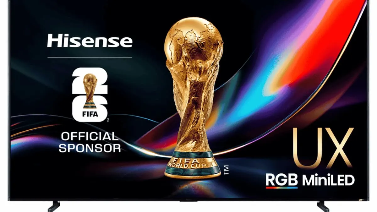 Televisor Hisense UX RGB MiniLED, patrocinador oficial de la FIFA World Cup