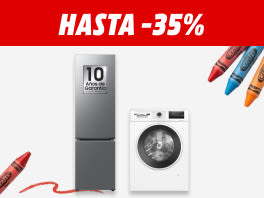 Hasta -35% en electrodomésticos
