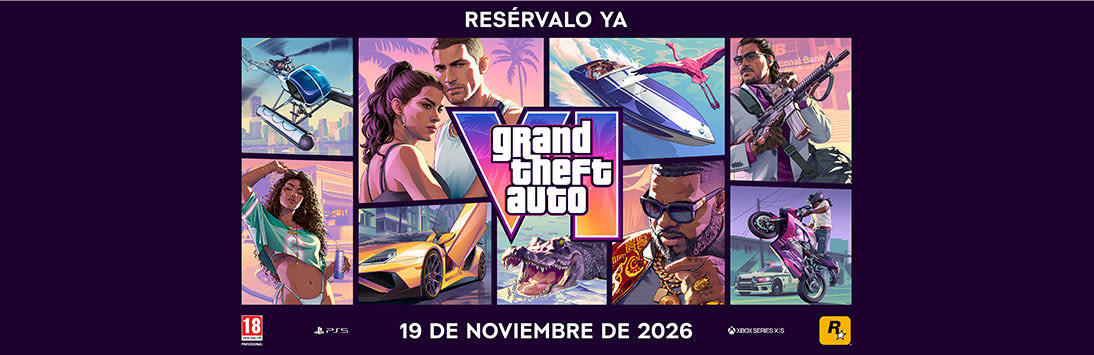 Imagen promocional del lanzamiento del videojuego GTA 6.