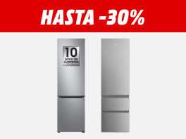 Hasta -30% en frigoríficos