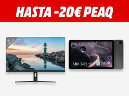 Hasta -20€ en monitores y tablets PEAQ