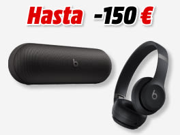 En auriculares y altavoces Beats
