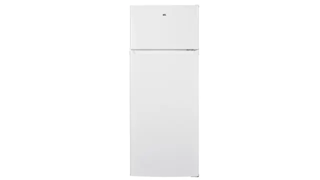 Combinación frigorífico-congelador OFK 471 E W de ok., color blanco, independiente, con congelador en la parte superior y diseño sencillo.