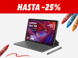 Hasta -25% en tablets con teclado