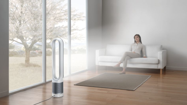 Purificador de aire | Dyson TP02 Pure Cool Link, ventilador purificador de  torre, Filtro HEPA Glass 360, Blanco/Plata