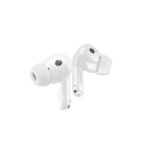 2 auriculares inalámbricos de color blanco