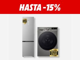 Hasta -15% en electrodomésticos