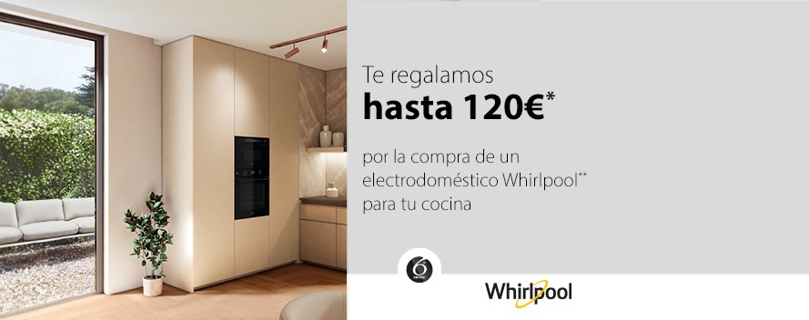 Reembolso hasta 120€* whirlpool (hasta 30/06)