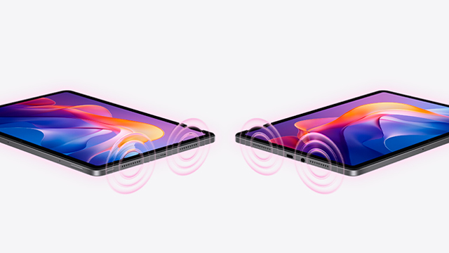 Redmi Pad 2 con cuatro altavoces estéreo y sonido envolvente Dolby Atmos