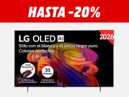 Hasta -20% en televisores LG