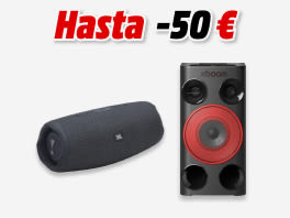 En altavoces a partir de 50€