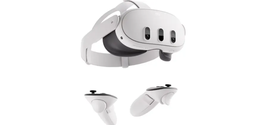 Gafas de realidad virtual Meta Quest con mandos