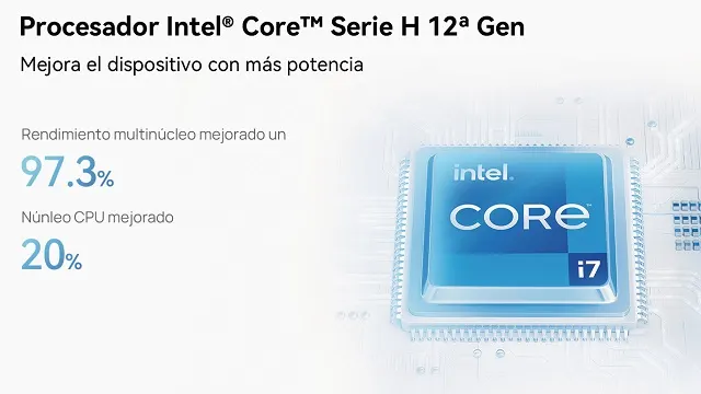 Último procesador Intel® Core™ de 12ª Generación: Máxima potencia