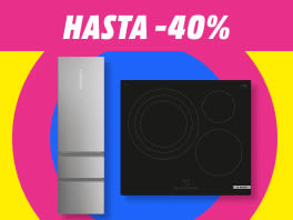 Hasta -40% en electrodomésticos