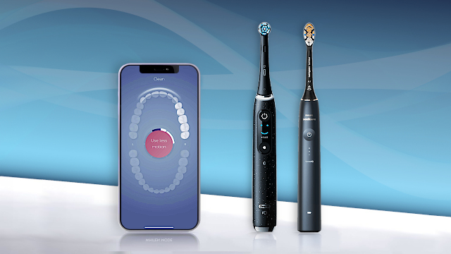 Móvil con APP de seguimiento cepillado dental