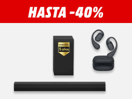 Hasta -40% en audio