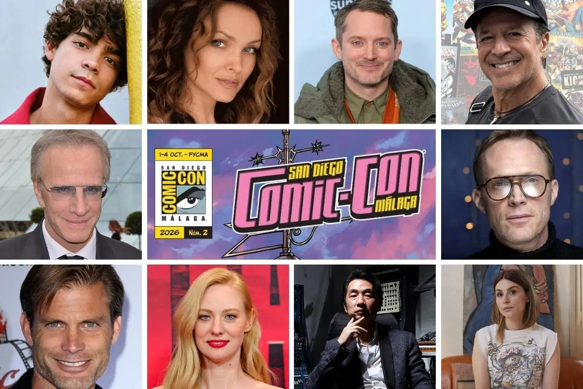 Collage de invitados confirmados para San Diego Comic-Con Málaga 2026