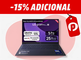 -15% en APP con miMediaMarkt en portátiles LG