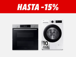 Hasta -15% en electrodomésticos Samsung
