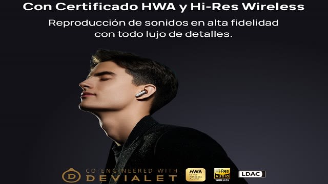 Con Certificado HWA and Hi-Res Audio Wireless