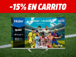 En televisores Haier hasta el 14/05 a las 9h