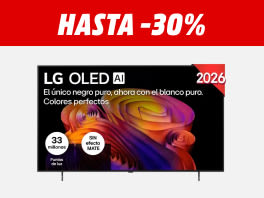 Hasta -30% en televisión
