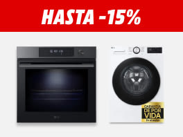 Hasta -15% en electrodomésticos LG