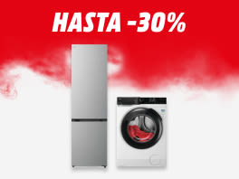 Hasta 30% en electrodomésticos