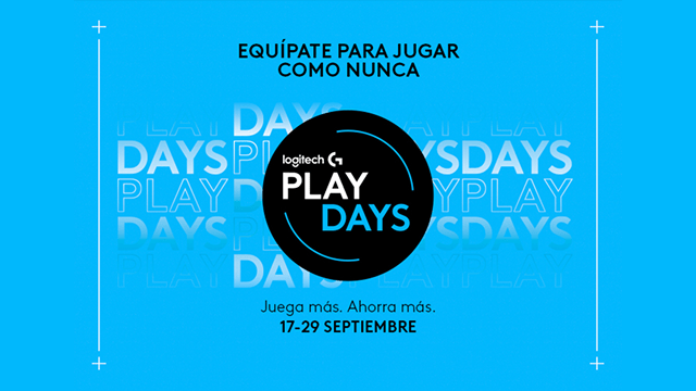 Campaña Logitech G Play Days del 17 al 29 de septimebre