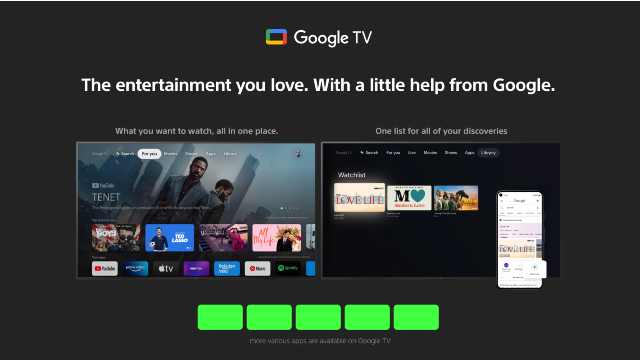 Descubre una televisión más fácil y versátil con Google TV