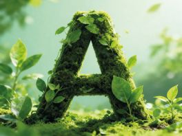 Imagen de naturaleza con la A que representa la mayor eficiencia energética de consumo.