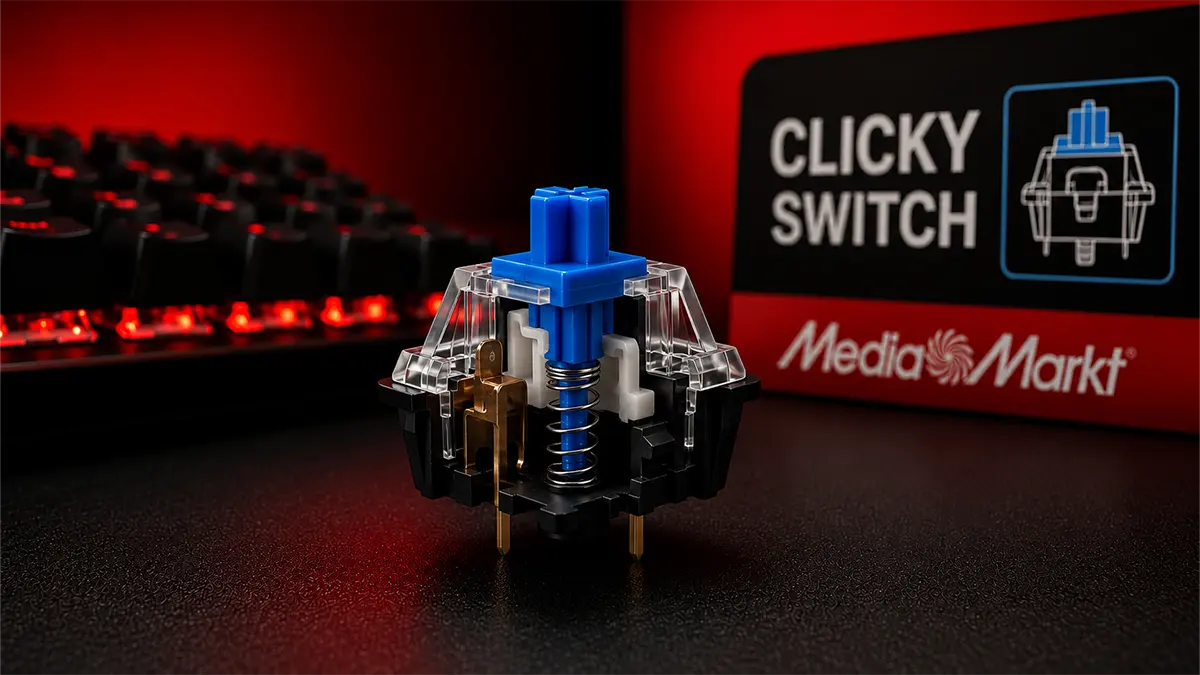 Clicky switch klavye