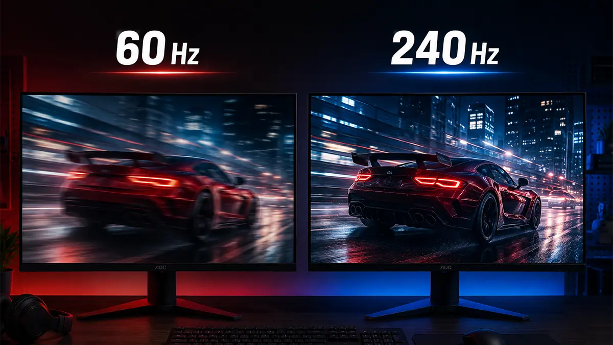 Monitör ekran yenileme hızı ve monitör boyutu ilişkisi