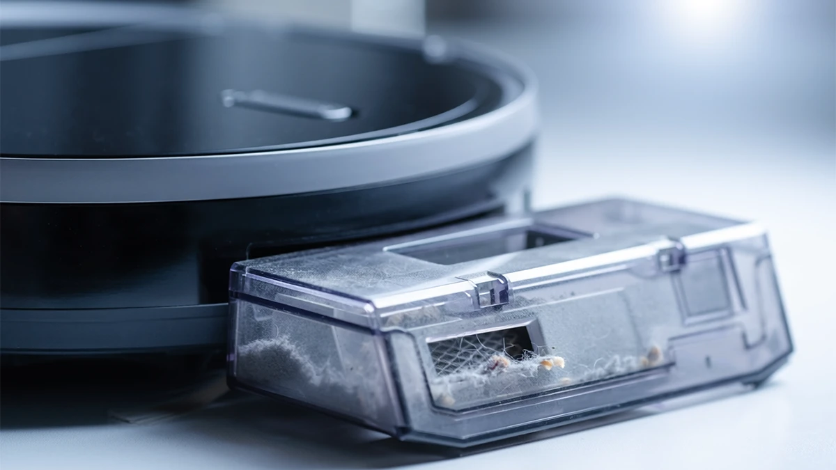 Robot süpürge toz haznesi