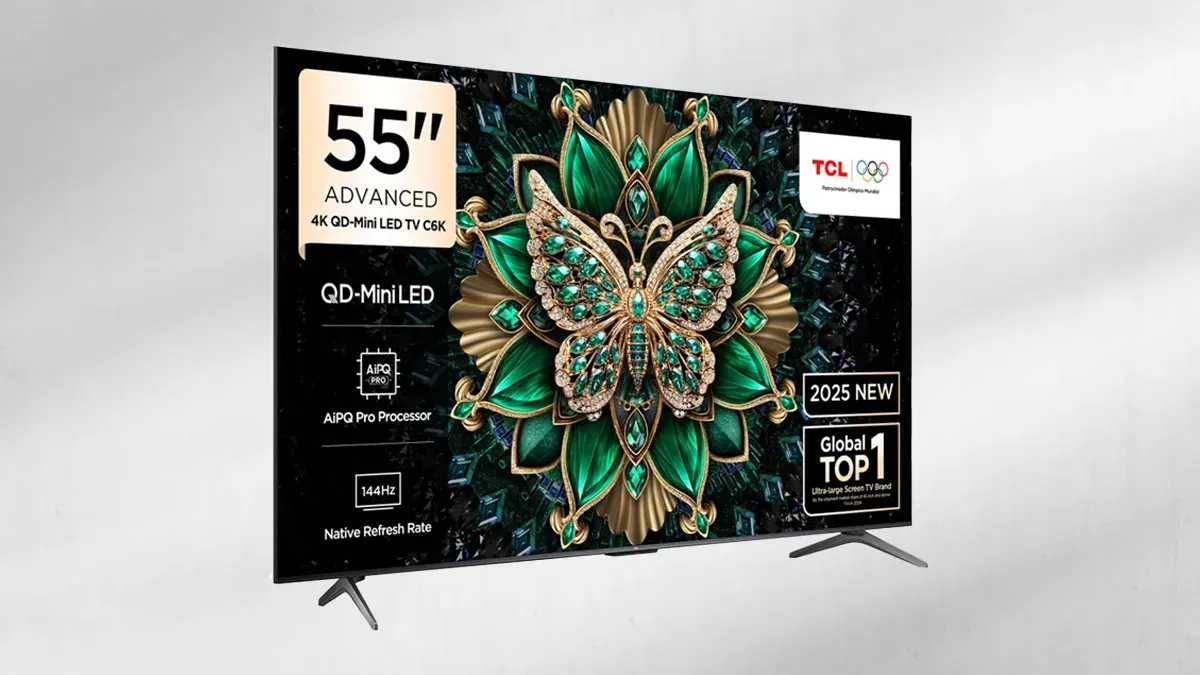 TCL 55C6K 55 inç 139 Ekran Uydu Alıcılı Smart Google 4K Premium QD-Mini LED TV