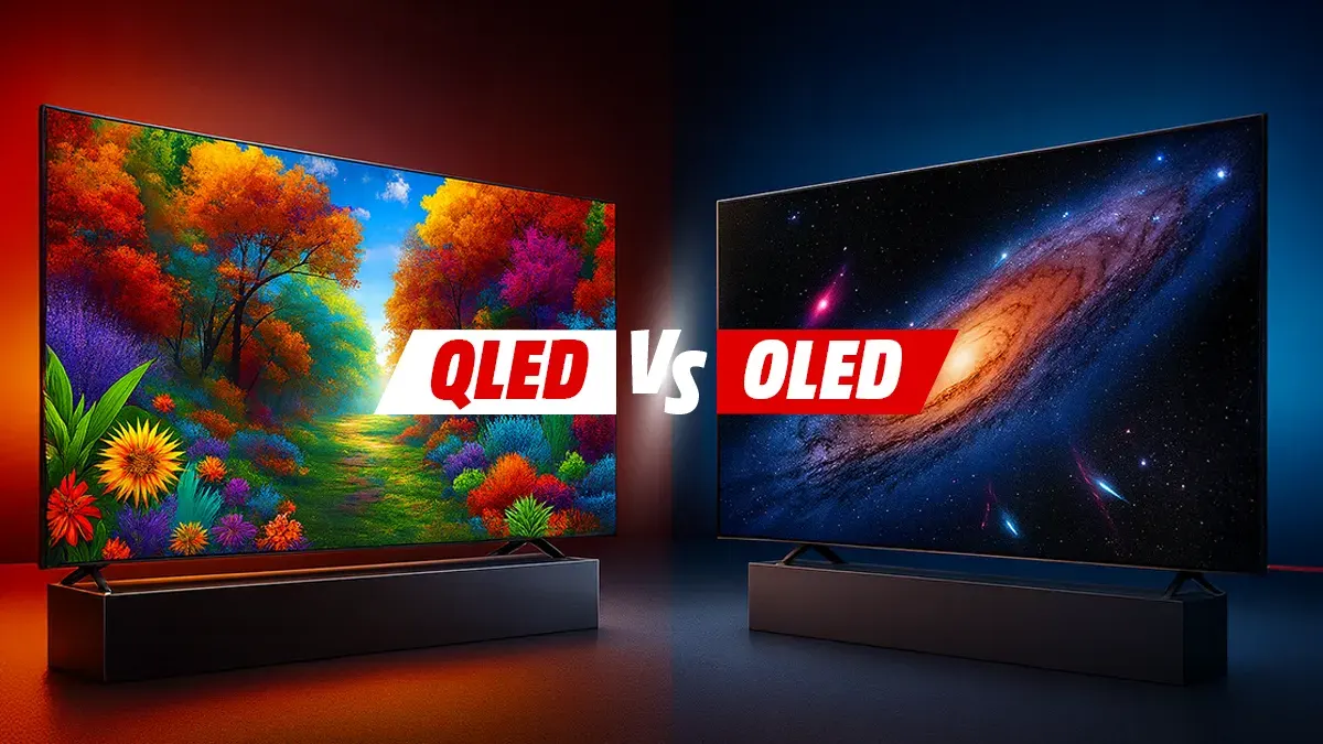 OLED TV ve QLED TV yan yana