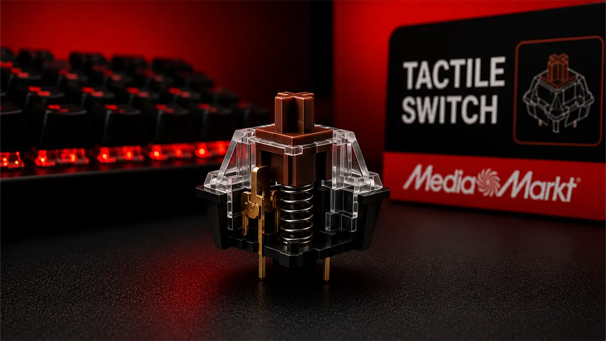 Tactile switch klavye