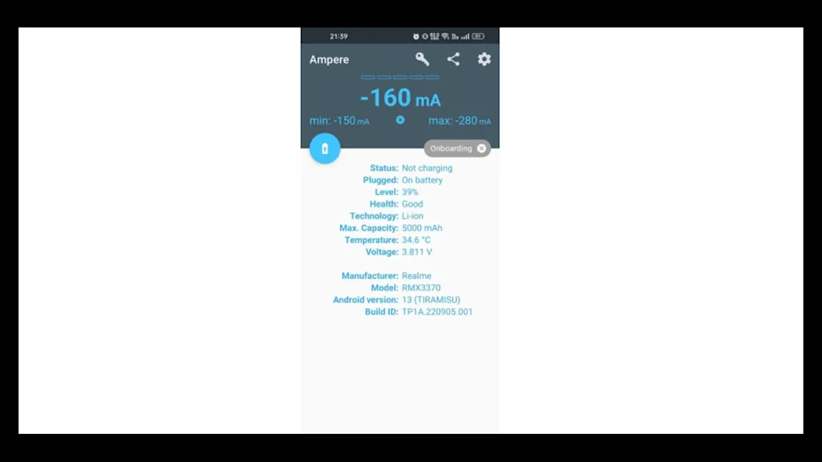 Ampere ile pil sağlığını kontrol etme
