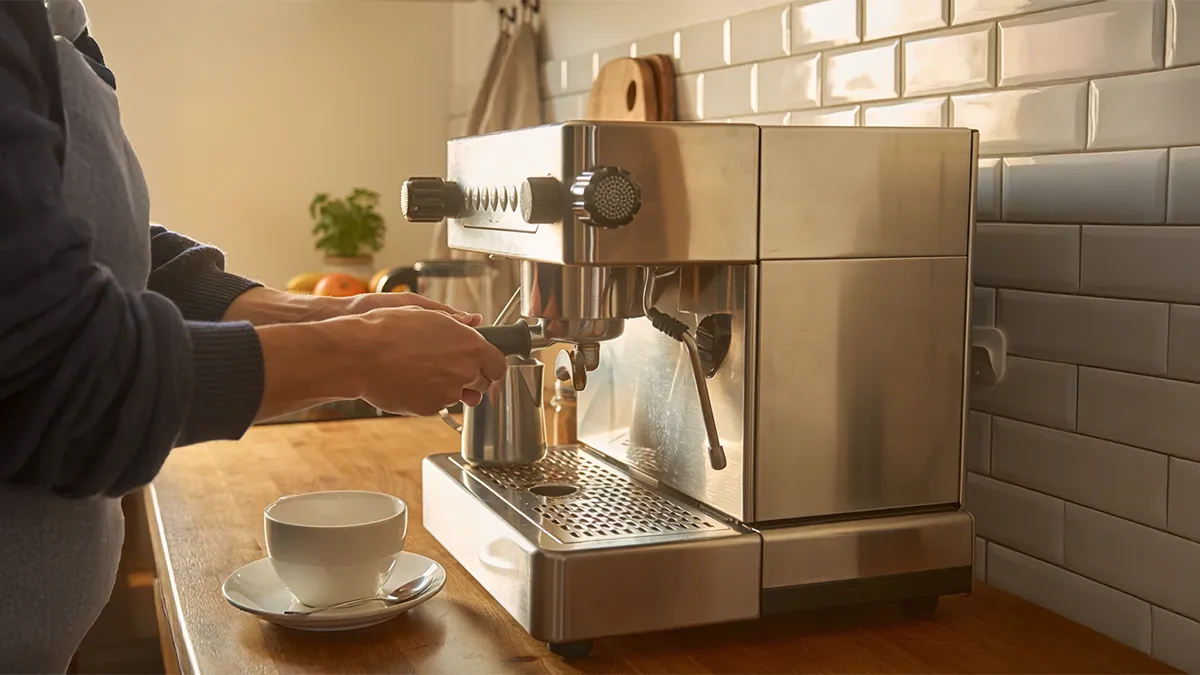 Espresso kahve makinesinde pompa basıncı (bar)