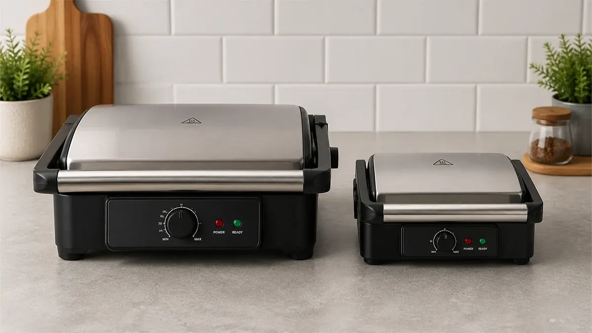 Tost makinesi boyut ve kapasite karşılaştırma