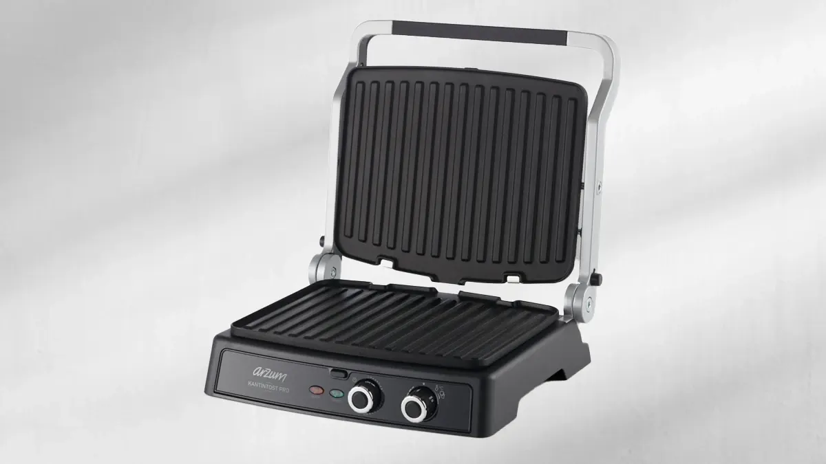 Arzum AR2044-INX Kantintost Pro Izgara ve Tost Makinesi