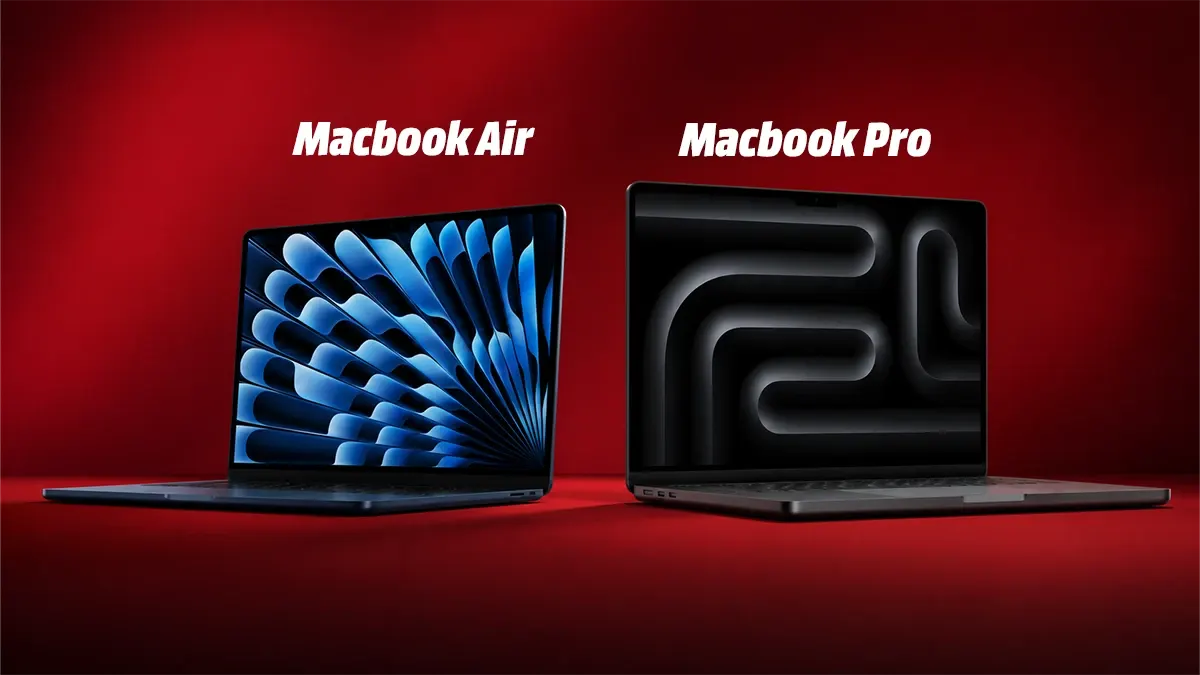 MacBook Pro mu MacBook Air mi